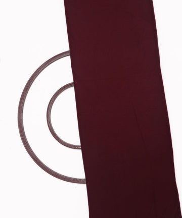 Dark Maroon Colour Plain Rayon Fabric